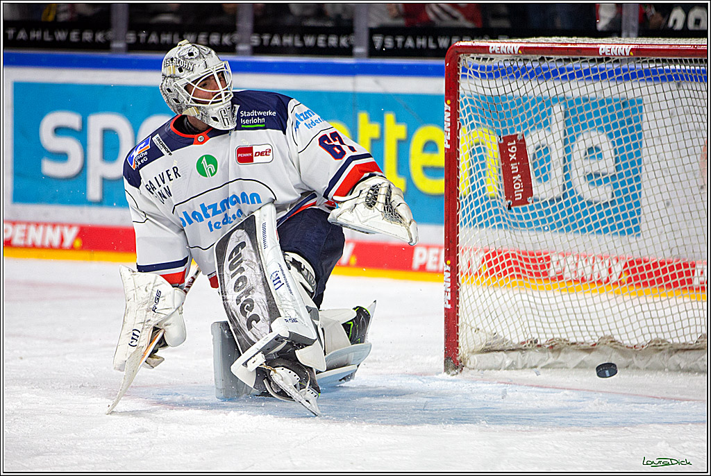 PENNY DEL; Koelner Haie- Iserlohn Roosters; Koeln, 24.01.2023